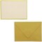 48 Pack Blank Invitation Cards and Envelopes for Thank You Note, Gold Foil Border, 4 x 6 Inch
